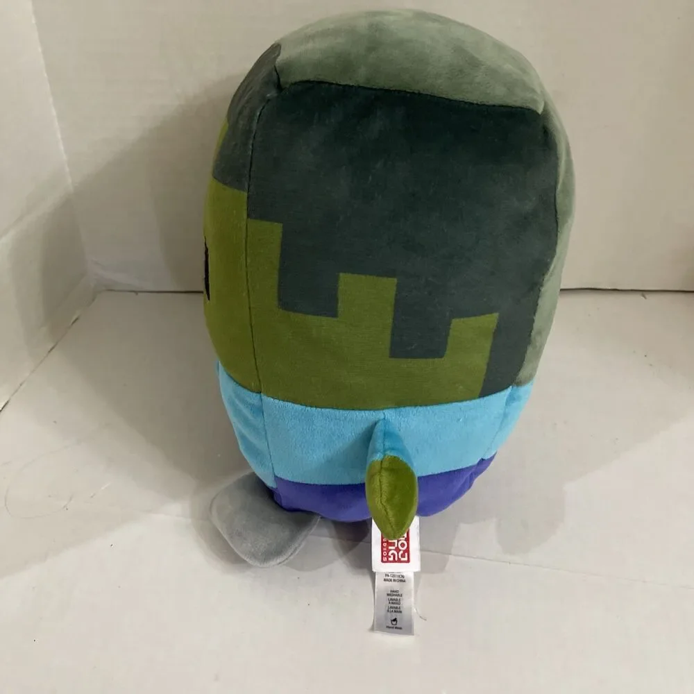 Minecraft Cuutopia Steven The Zombie Plush Toy Stuffed Animal Mojang Mattel 9”